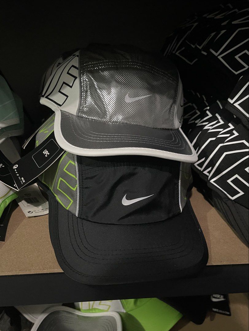 Nike Dri-FIT AW84 100% Authentic Running Cap (BELOW SRP) | The Cap Source (Category: Caps & Hats) located in Valenzuela. Submitted by oseancollective (Listing ID 1457062090, Image 1). Description: Engineered for ultimate athletic performance and high-impact streetwear looks, this authentic Nike AW84 Running Cap features a lightweight 5-panel camper construction with Dri-FIT moisture-wicking technology. Designed with bold oversized “NIKE” side gra