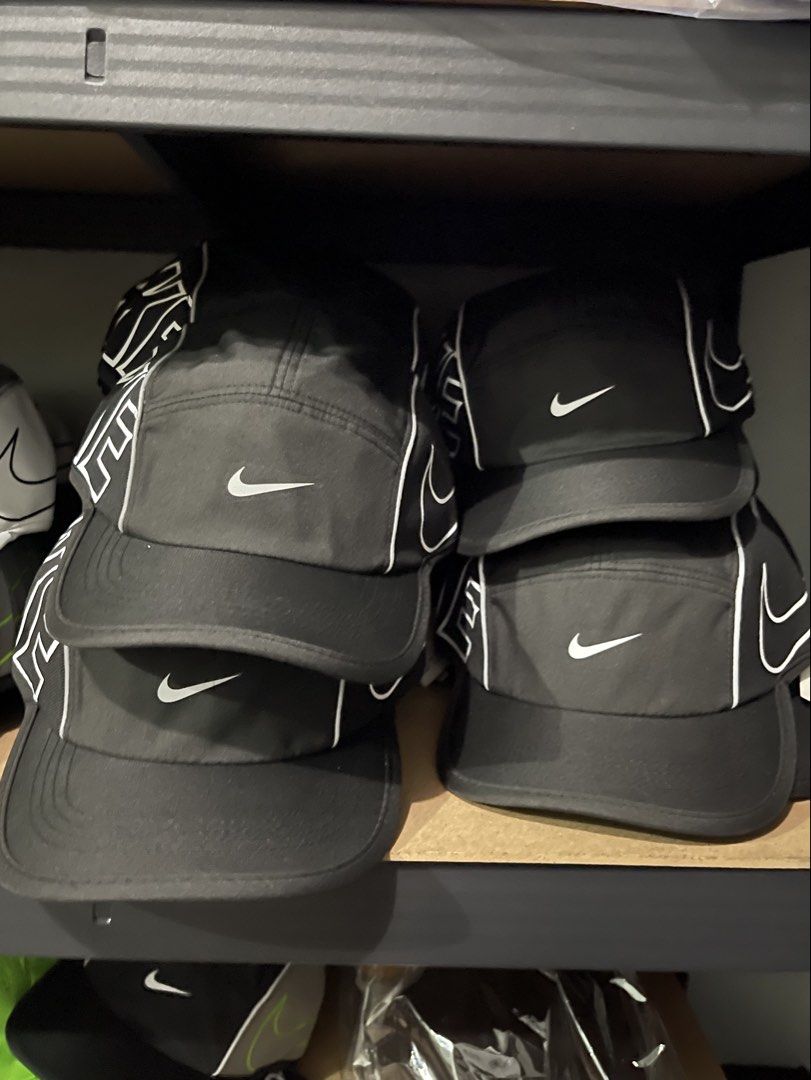 Nike Dri-FIT AW84 100% Authentic Running Cap (BELOW SRP) | The Cap Source (Category: Caps & Hats) located in Valenzuela. Submitted by oseancollective (Listing ID 1457062470, Image 1). Description: Engineered for ultimate athletic performance and high-impact streetwear looks, this authentic Nike AW84 Running Cap features a lightweight 5-panel camper construction with Dri-FIT moisture-wicking technology. Designed with bold oversized “NIKE” side gra