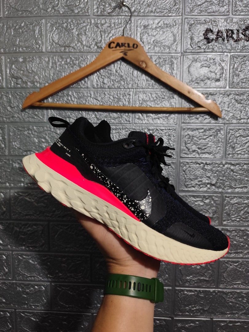 Nike-Infinity React 3 'Black Obsidian' (Category: Sneakers) located in San Fernando. Submitted by jzysthriftshop (Listing ID 1457122723, Image 1). Description: Size 10 US Men's EUR 44 Please see pictures for reference price + shipping fee.