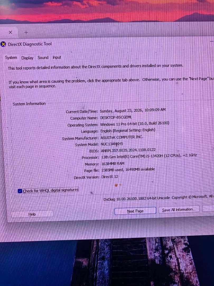 Nuc mini PC (Category: Desktops) located in Manila. Submitted by happyearth.953a15 (Listing ID 1457140003, Image 3). Description: Nuc mini PC I5 13th gen Intel UHD Graphics 16gb ram 512gb nvme Windows 11 pro OS Unit with power adapter 💸💸 18,500 Location: San Andres bukid manila Pick up or deliver cod.