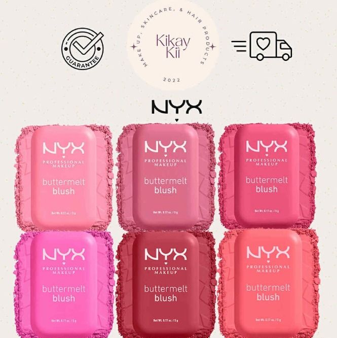 NYX Professional Makeup Buttermelt Blush (Category: Makeup) located in Imus. Submitted by jeorgelind13720 (Listing ID 1457030632, Image 1). Description: - NYX Professional Makeup Buttermelt Blush Guaranteed Authentic - Available in multiple shades: All The Butta U Know Butta Gettin Butta For The Butta My Butta Half Butta With Time - Size: 0.17 oz / 5g - Perfect for adding a pop of color to your cheeks.