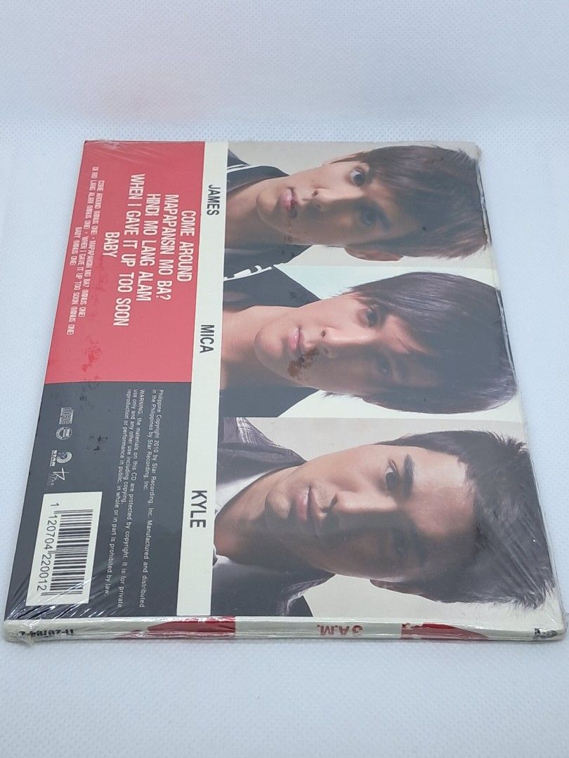 OPM Music CD: 3 A.M. - 3 A.M. (Category: CDs & DVDs) located in Quezon City. Submitted by affcollection (Listing ID 1457106788, Image 2). Description: Original music CD.
