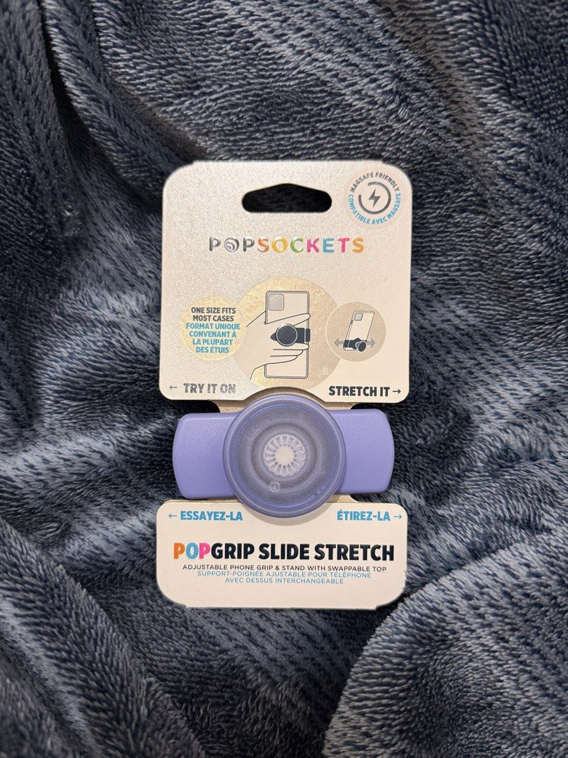 [Original] PopSockets PopGrip Slide Stretch - Lavender (Category: Mounts & Holders) located in Las Pinas. Submitted by cambology (Listing ID 1457075187, Image 1). Description: Bought at Otterbox Alabang Town Center originally for 999 Rfs: Not using anymore! Last price already.