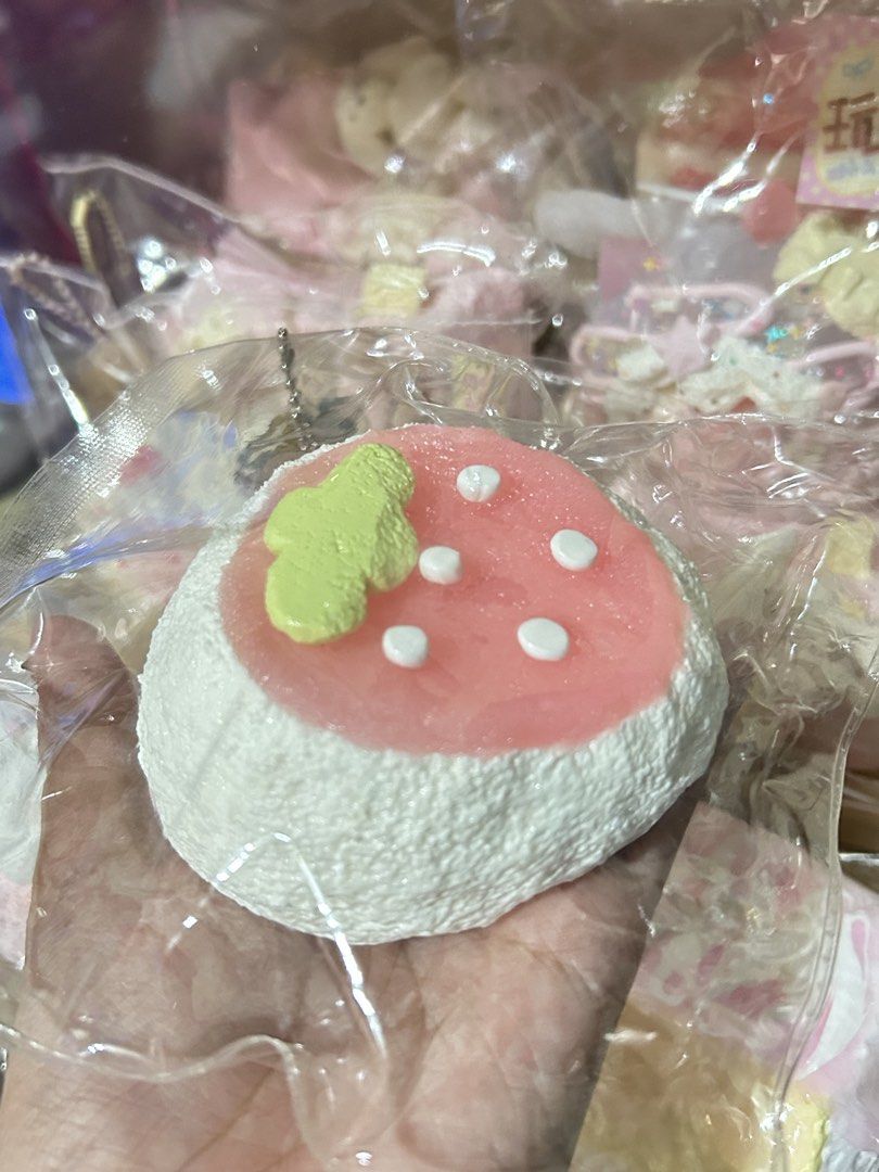 Palm Studio Strawberry Premium Taba Squishy (Category: Designer & Blind Box Toys) located in Valenzuela. Submitted by cielittlestuff (Listing ID 1456994141, Image 2). Description: creamy and soft slow rising recently bought with tag, can give extra bag rfs: decluttering.