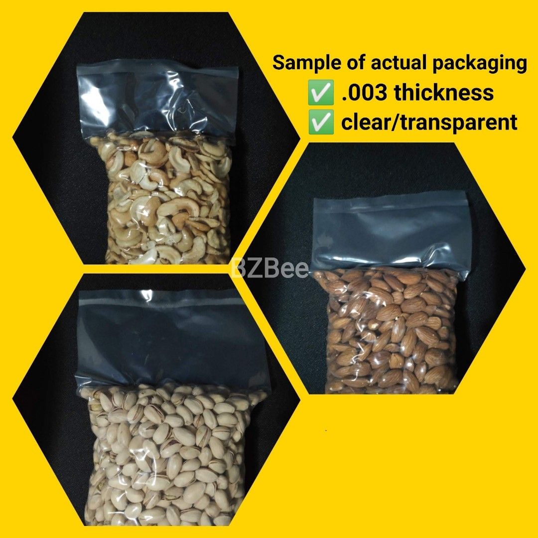 PE Plastic Bags | Makapal (Category: Craft Supplies & Tools) located in Mandaluyong City. Submitted by bzbee.packaging (Listing ID 1457083607, Image 2). Description: PE Plastic Bags | Makapal ▪️Thickness .003 (76 microns) ▪️Sold per pack (100pcs) ▪️Plain, cloudy clear, transparent ▪️Bottom-sealed ▪️Non-adhesive ▪️Food grade ▪️Good for frozen products ▪️Can be used with heat/impulse sealer 🔶PRICE LIST 100pcs Thickness .003 (76 microns) ▪️12x18 = 
