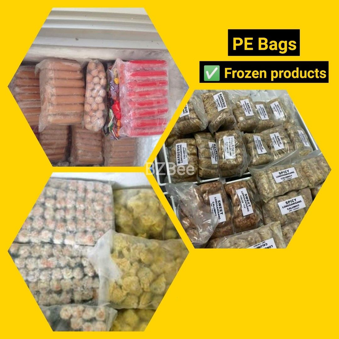 PE Plastic Bags | Makapal (Category: Craft Supplies & Tools) located in Mandaluyong City. Submitted by bzbee.packaging (Listing ID 1457083607, Image 3). Description: PE Plastic Bags | Makapal ▪️Thickness .003 (76 microns) ▪️Sold per pack (100pcs) ▪️Plain, cloudy clear, transparent ▪️Bottom-sealed ▪️Non-adhesive ▪️Food grade ▪️Good for frozen products ▪️Can be used with heat/impulse sealer 🔶PRICE LIST 100pcs Thickness .003 (76 microns) ▪️12x18 = 
