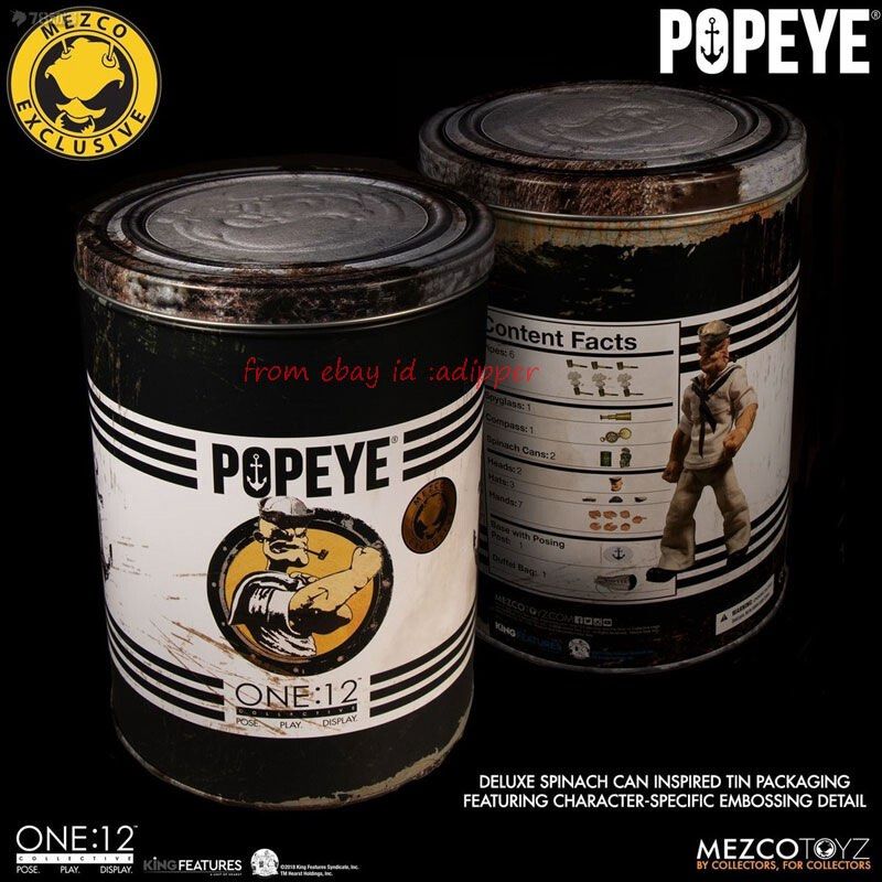 Perfect Mezco Popeye Deluxe Edition (Category: Figurines & Statues) located in Paranaque City. Submitted by icko007 (Listing ID 1457118892, Image 1). Description: Rare🔥🔥 Perfect Mezco Collective Popeye Deluxe Edition Bib Complete no issue Price 6999 Only No Rush Shipping/ Dibs Now Pay now Location Paranaque Payment Gcash/Bpi Shipping Lalamove/Lbc Buyers Risk / Fee ‼️Seller is not responsible for: lost, stolen, or damaged packages..