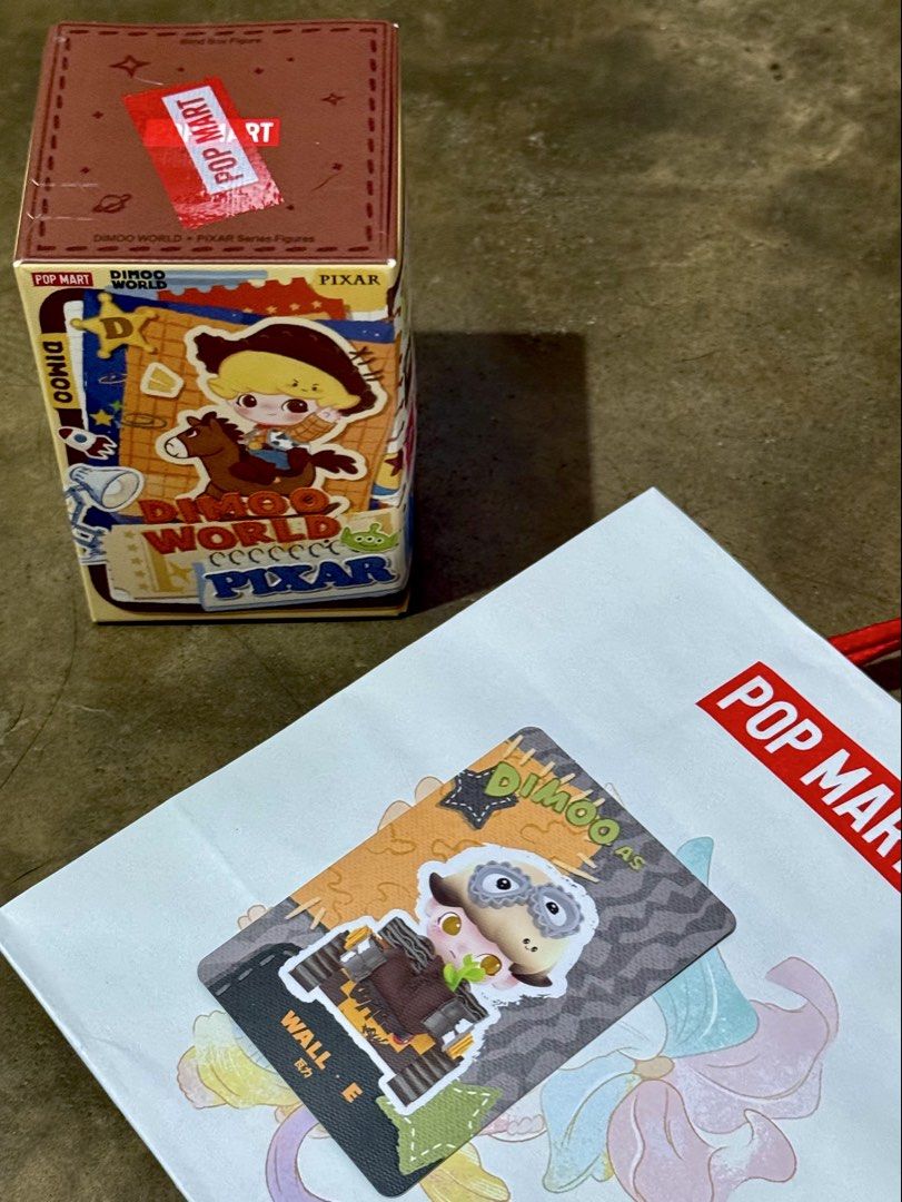 Pop Mart Dimoo World x Pixar Blind Box Figure Wall-e (Category: Designer & Blind Box Toys) located in Mandaluyong City. Submitted by helpmedeclutterplith (Listing ID 1457112067, Image 1). Description: Pop Mart Dimoo World x Pixar blind box figure Character: Wall-e RFS: Duplicate.