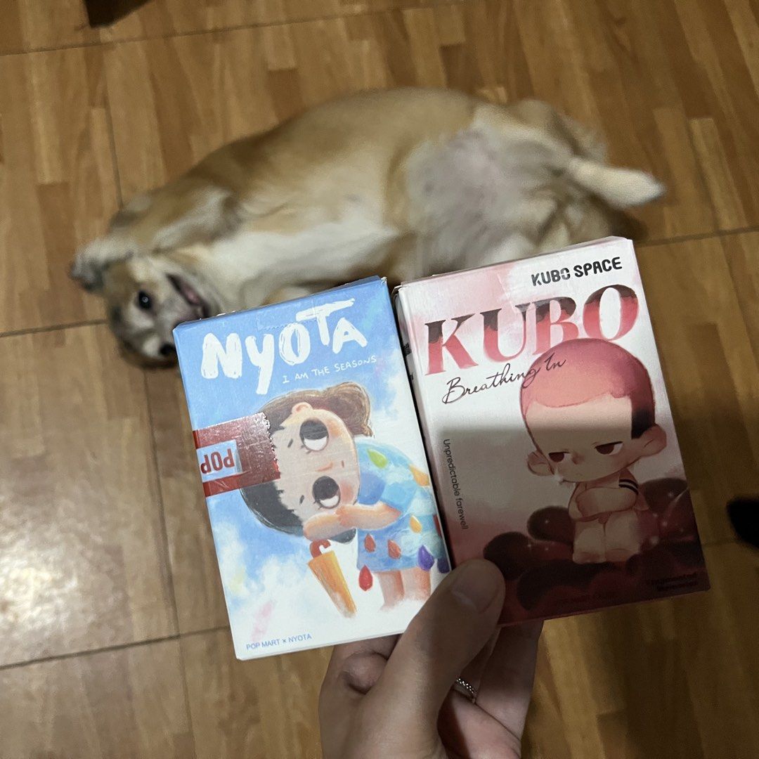 Pop Mart Nyota & Kubo Space (2 for 600) (Category: Designer & Blind Box Toys) located in Quezon City. Submitted by diannekimberly (Listing ID 1457072739, Image 1). Description: - Pop Mart Blind Boxes Available! - Nyota 'I Am The Seasons' Series - Kubo Space 'Breathing In' Series - Authentic Collectible Art Toys - Ideal for Display or Gifting.