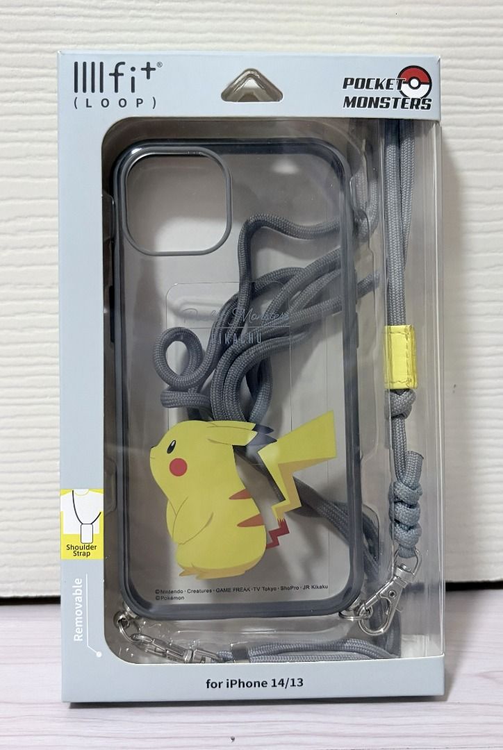 [Pre-Loved] Pokemon Pikachu iPhone 13 Case with strap (Category: Cases & Sleeves) located in Pasig City. Submitted by findingviolet (Listing ID 1456988526, Image 1). Description: [Pre-Loved] Pokemon Pikachu iPhone 13 Case Brand: IIIIfit (loop) Features: - a clear design with a Pikachu graphic - Includes a removable shoulder strap for convenience and security - Compatible with iPhone 13 and iPhone 14 - Offers protection and a stylish look RFS: Dec