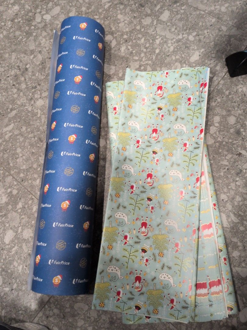 Present box wrapper (Category: Stationery & School Supplies) located in Singapore. Submitted by phongyang (Listing ID 1457111702, Image 3). Description: - Made with thick, quality paper - Neatly rolled and some stacked together present wrapper for gift . enough to wrap 50-100 boxes - Feel free to ask any questions.