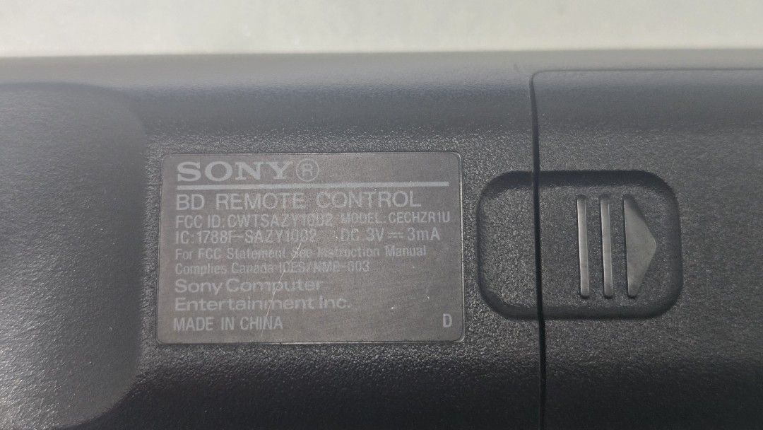 PS3 BD Remote Control (Category: Controllers) located in Skudai. Submitted by Coolboy (Listing ID 1457054493, Image 3). Description: Tested working. Original not oem # Please see my profile for additional rare game consoles, accessories, and games from Nintendo 64, Sega, Nintendo, Wii U, and PlayStation. Don't miss this opportunity !!.