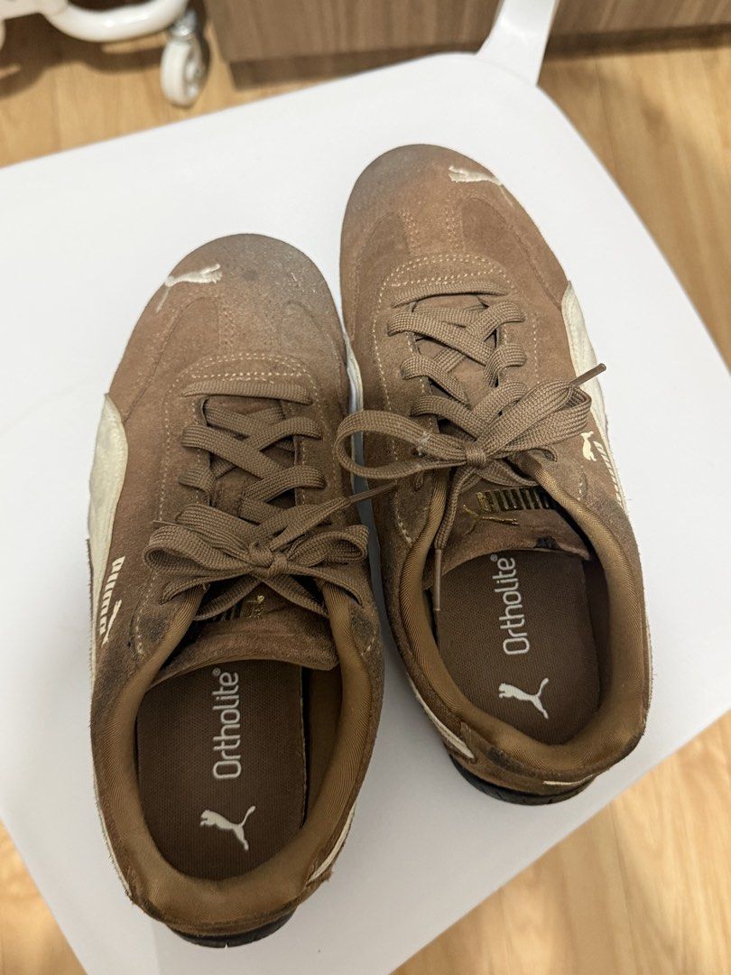 Puma Speedcat Brown (US 7) (Category: Sneakers) located in Quezon City. Submitted by Cells_Collection (Listing ID 1457126092, Image 2). Description: - Just need cleaning.