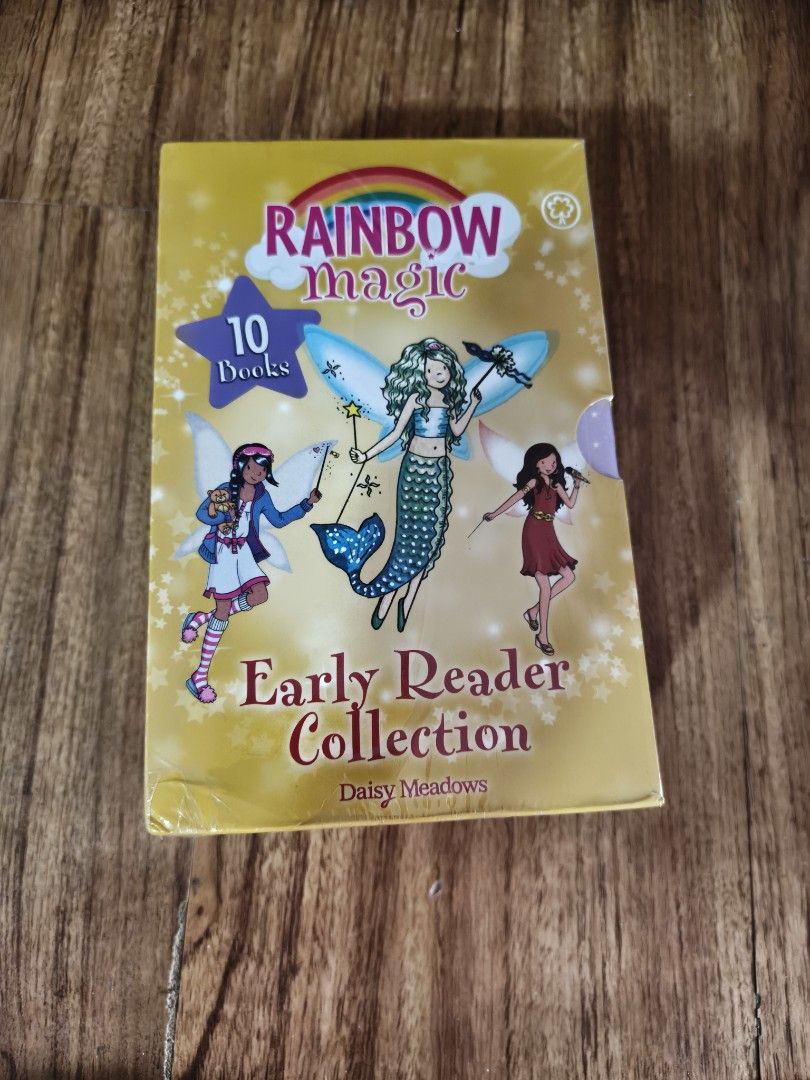 Rainbow Magic Early Reader Collection 10 Books Daisy Meadows (Category: Children's Books) located in Taguig. Submitted by schewfunny (Listing ID 1457106600, Image 1). Description: - Rainbow Magic Early Reader Collection - Includes 10 books by Daisy Meadows - Features easy-to-read fairy adventures - Full-color pictures throughout - Ideal for young children just starting to read - Makes reading fun and engaging.