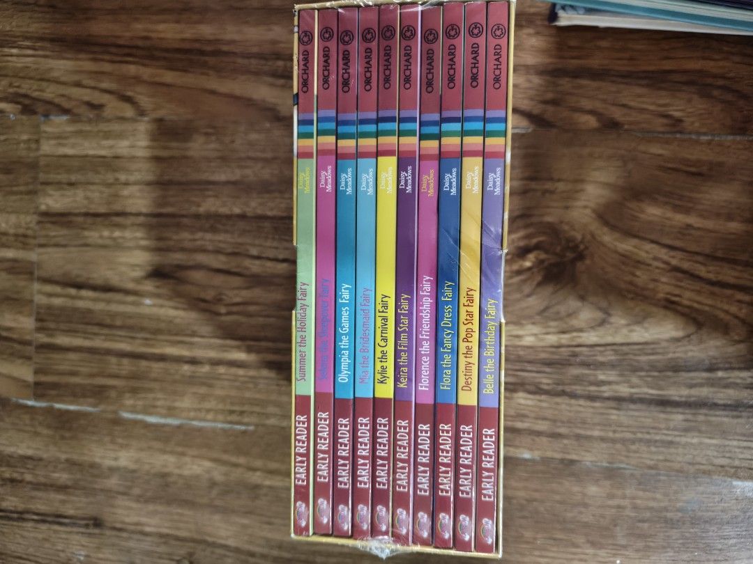 Rainbow Magic Early Reader Collection 10 Books Daisy Meadows (Category: Children's Books) located in Taguig. Submitted by schewfunny (Listing ID 1457106600, Image 3). Description: - Rainbow Magic Early Reader Collection - Includes 10 books by Daisy Meadows - Features easy-to-read fairy adventures - Full-color pictures throughout - Ideal for young children just starting to read - Makes reading fun and engaging.