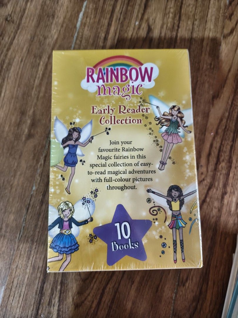 Rainbow Magic Early Reader Collection 10 Books Daisy Meadows (Category: Children's Books) located in Taguig. Submitted by schewfunny (Listing ID 1457106600, Image 2). Description: - Rainbow Magic Early Reader Collection - Includes 10 books by Daisy Meadows - Features easy-to-read fairy adventures - Full-color pictures throughout - Ideal for young children just starting to read - Makes reading fun and engaging.