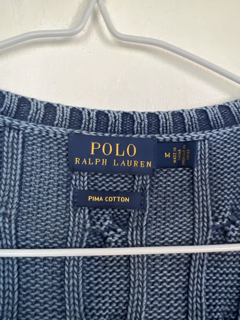 Ralph Lauren Pima Cotton sweater (Category: Others Tops) located in Las Pinas. Submitted by gaeley (Listing ID 1456969935, Image 2). Description: no issue super pretty when worn M on tag b: 26" armpit to armpit l: 26".