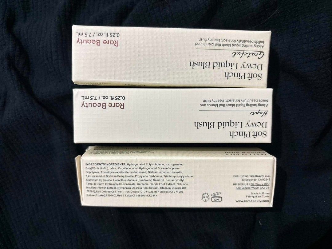 rare beauty blush (Category: Makeup) located in Makati City. Submitted by laurandelle.shop (Listing ID 1456965127, Image 2). Description: get three for 2500 1000 each.