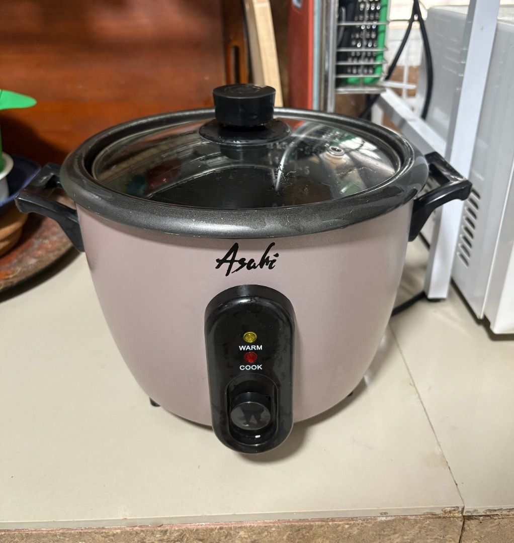 RC-83 Asahi Metallic Brown 1.5L Rice Cooker (Category: Cookers) located in Taguig. Submitted by arielle.shops (Listing ID 1457127607, Image 1). Description: RC-83 Asahi Metallic Brown 1.5L Rice Cooker ✅ Used ✅ Complete with Box and Steamer ✅ Only ₱500 (₱1,350 original price) ✅ Bought from SM Appliance less than 1 yr ago ❗ Has a dent at the bottom of the pot ❗ Pot has scratches at the bottom, but doesn't burn the rice 📍LOCATION: USUSAN, TAGUIG 📦