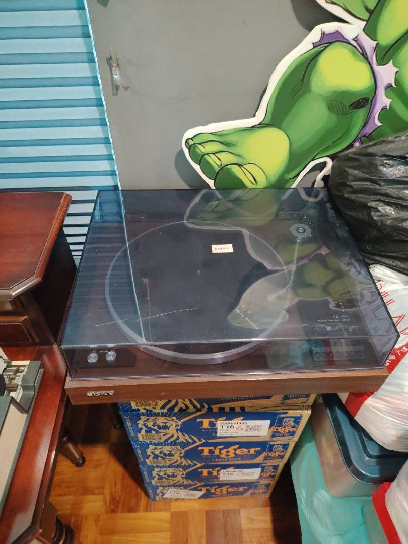 Record player (Category: Portable Music Players) located in Singapore. Submitted by poh.siewkiak (Listing ID 1457054956, Image 1). Description: Sony record player. 7 surin Rd s535525 .
