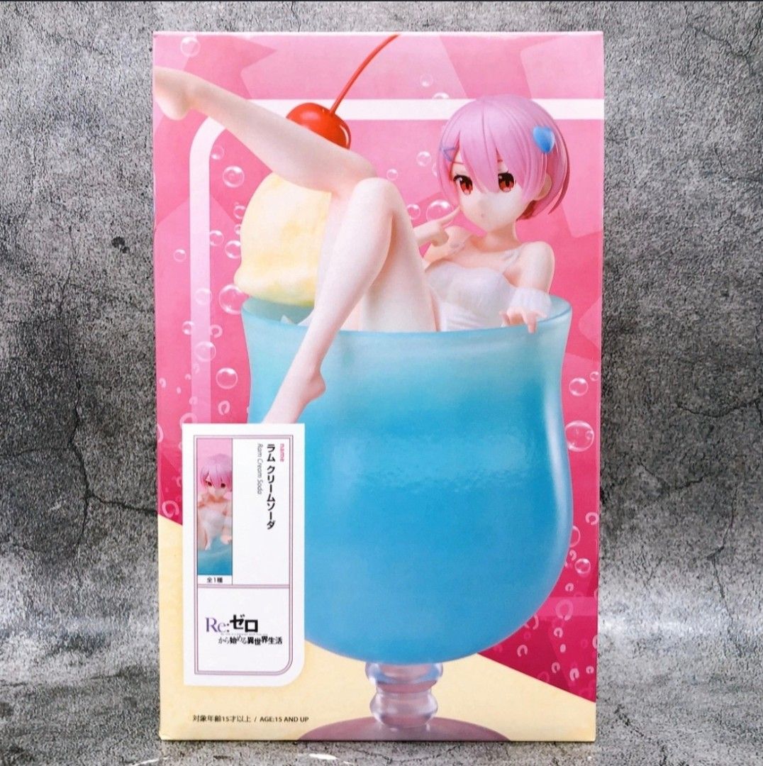 Re:Zero Ram Cream Soda Figure (Category: Figurines & Statues) located in Quezon City. Submitted by m_ikuz (Listing ID 1457080504, Image 1). Description: - Re:Zero Ram Cream Soda Figure mod: lalamove/jnt mop: gcash loc: qc.