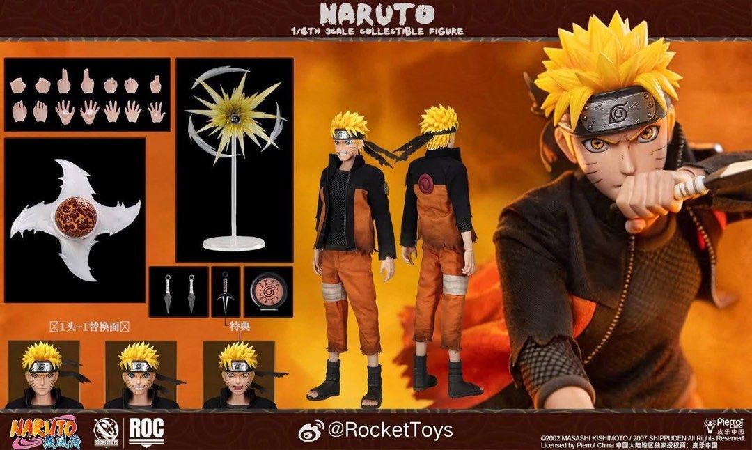 ROCKETTOYS Naruto and Minato (Category: Figurines & Statues) located in Makati City. Submitted by .zel. (Listing ID 1456980929, Image 3). Description: ROCKETTOYS Naruto and Minato PO Pasalo LIMITED SLOTS ONLY for those who missed 3.26 DL ROCKETTOYS ROC-011 1/6 Naruto Shippuden: Uzumaki Naruto [Sage Mode Ver.] + Accessory Pack P.O. Price: Php 22,950 Downpayment: Php 10,300 Estimated Release: Q2-Q3 2027 Available Slot: 3*>2* ROCKETTOYS ROC-016 1/6 