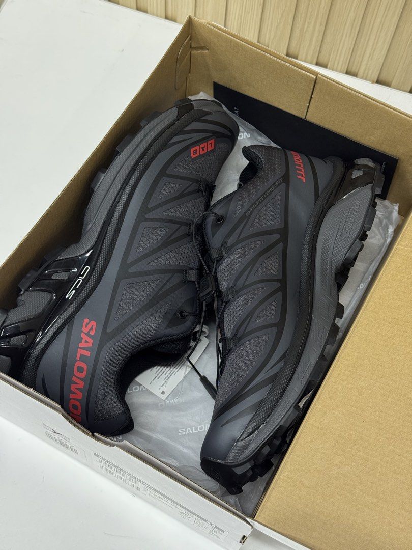 Salomon XT6 JJJJound Black Red (Category: Sneakers) located in Makati City. Submitted by sphpnd (Listing ID 1457121438, Image 2). Description: Salomon XT6 x JJJJound Black Fiery Red —brand new, never worn —size 9M last stock —price is still negotiable —has glue mark in one pair (msg for photos) 📍 Makati/Paranaque 〰️ Meet up: Ayala Malls Manila Bay 📩 PM if interested!.