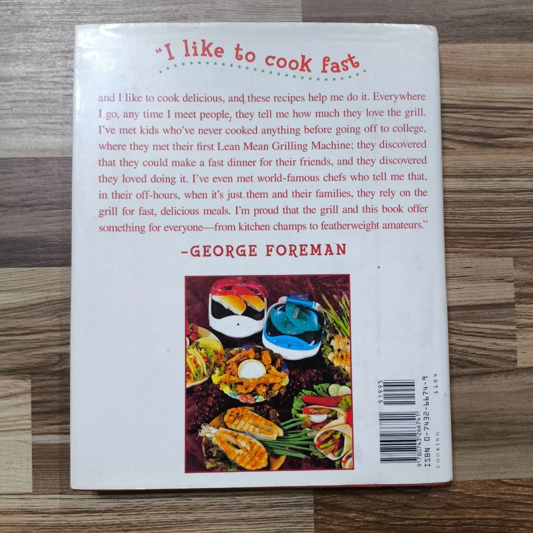 SIGNED George Foreman's Indoor Grilling Made Easy (Category: BBQ, Grills & Hotpots) located in San Pedro. Submitted by tianthrift (Listing ID 1457027038, Image 2). Description: SIGNED George Foreman's Indoor Grilling Made Easy Good condition(Few scratches on cover) More pics upon request NO COA PLEASE DO YOUR OWN RESEARCH BUY AT YOUR OWN RISK NOTE: This item is thrifted, so please manage your expectations. What you see is what you get. Colors may