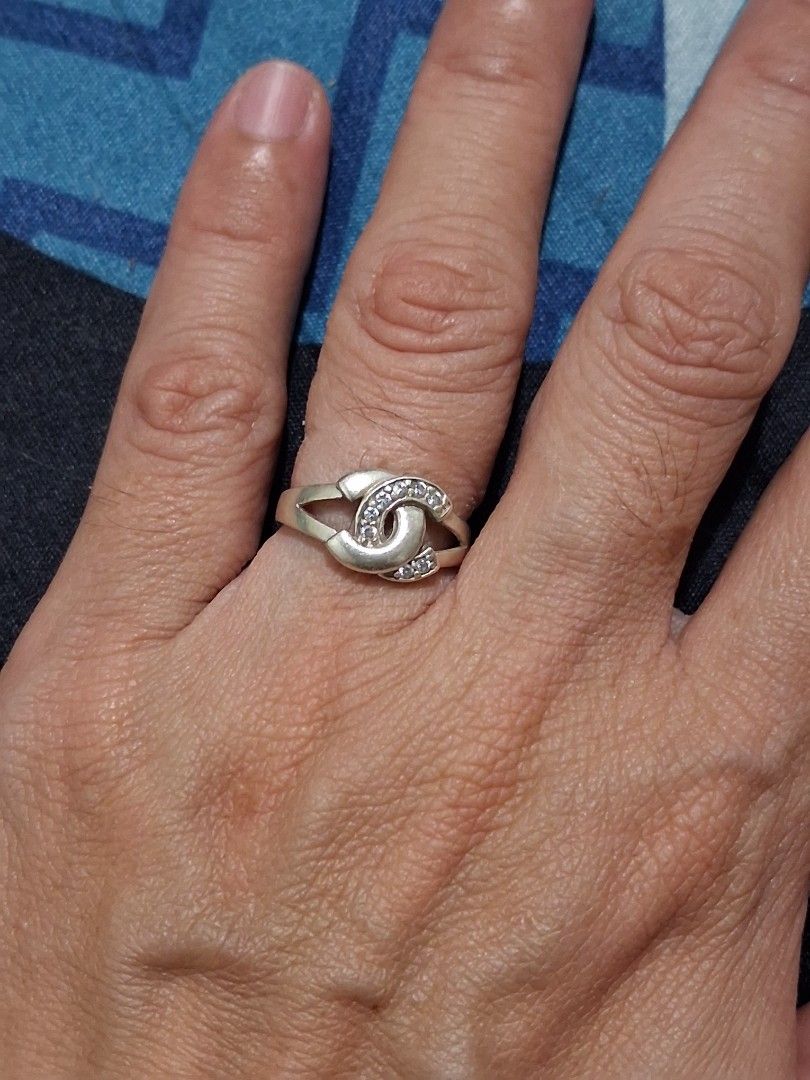 Silver 925 CC Ring (Category: Rings) located in Las Pinas. Submitted by chariepadilla (Listing ID 1457029948, Image 3). Description: Size 7.