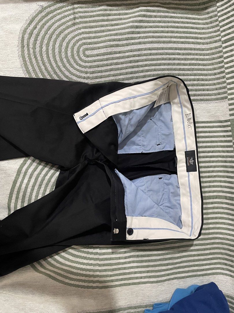 Slim Fit Dockers Black Slacks (Category: Trousers) located in Dumaguete. Submitted by han_heuinanta (Listing ID 1457033068, Image 2). Description: Has writing on the waistband Negotiable.