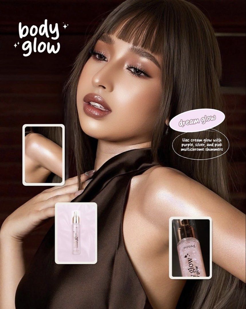 Squad Cosmetics Body Glow (Category: Makeup) located in Manila. Submitted by ysavee (Listing ID 1457133158, Image 2). Description: ⭐️ never used 🪽 shade: dream glow.