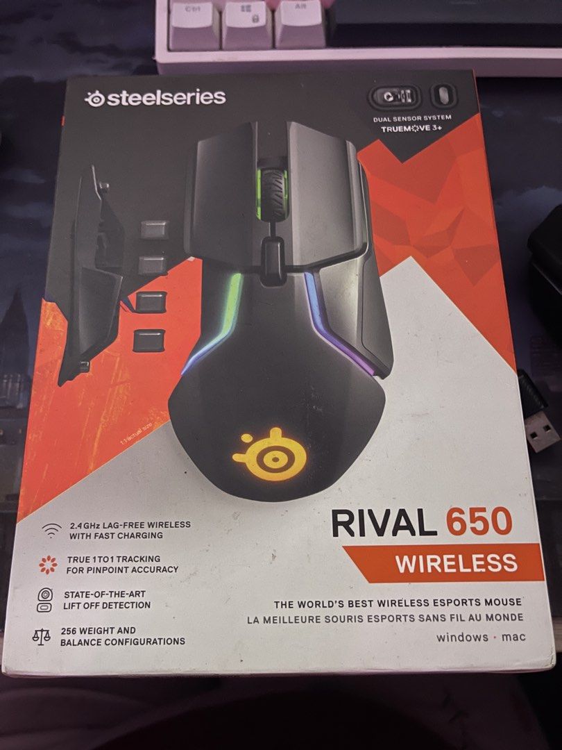 Steelseries rival 650 (Category: Mouse & Mousepads) located in Manila. Submitted by shavielynt99771 (Listing ID 1457030613, Image 2). Description: .