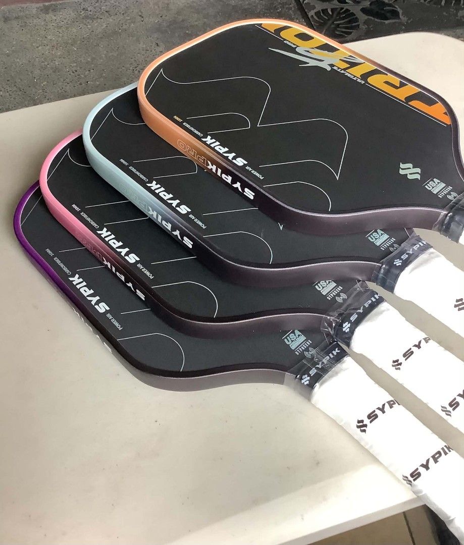 SYPIK triton 5 pickleball paddle (Category: Racket and Ball Sports) located in Quezon City. Submitted by bong_austria24 (Listing ID 1457013657, Image 1). Description: sypik triton 5 pickleball paddle 16mm - balance of control and power carbon rough grit surface lightweight 1750 each lalamove or pick up is okay 👌.
