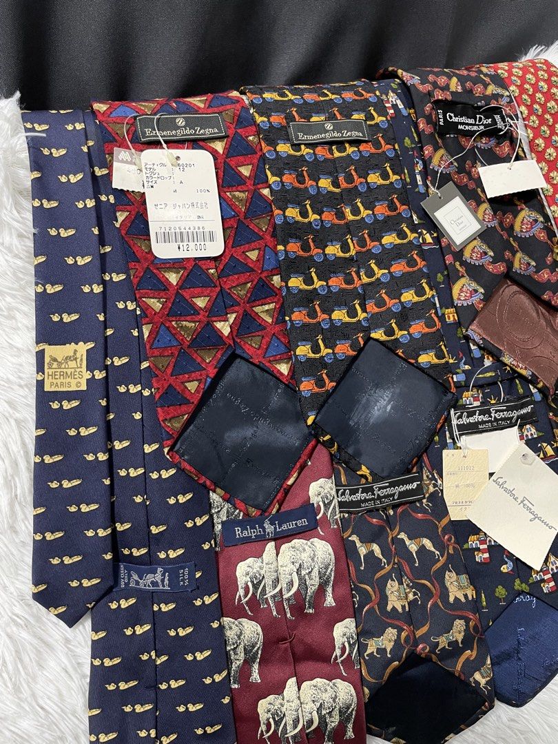 Take All Mix Luxury NeckTie (Category: Luxury Accessories) located in Davao. Submitted by lwky_thrift (Listing ID 1457132650, Image 3). Description: Take All Mix Luxury NeckTie Excellent Condition Other With Tags Brand New Total 9pcs Kindly Duoble Check The Attached Photos .