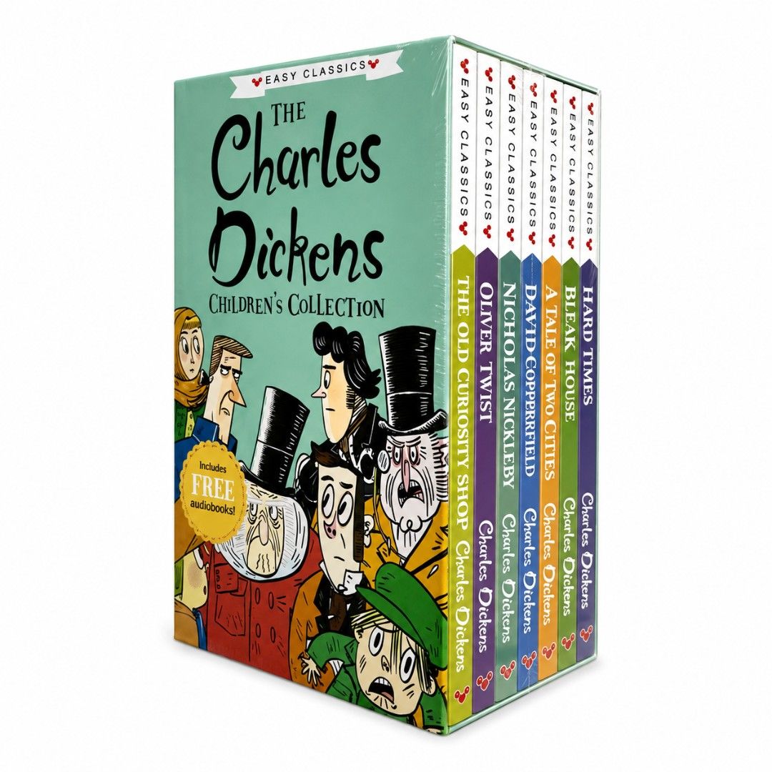 THE CHARLES DICKENS CHILDREN’S COLLECTION (Category: Storybooks) located in Manila. Submitted by pixelnprintlab (Listing ID 1457074511, Image 2). Description: ✨ THE CHARLES DICKENS CHILDREN’S COLLECTION ✨ 📚 100% Original | Brand New | Ready to Ship A beautiful 7-book collection featuring timeless stories by Charles Dickens, specially presented for young readers. Perfect for children, families, and classic book collectors! 📖✨ 📖 Includes: • The 