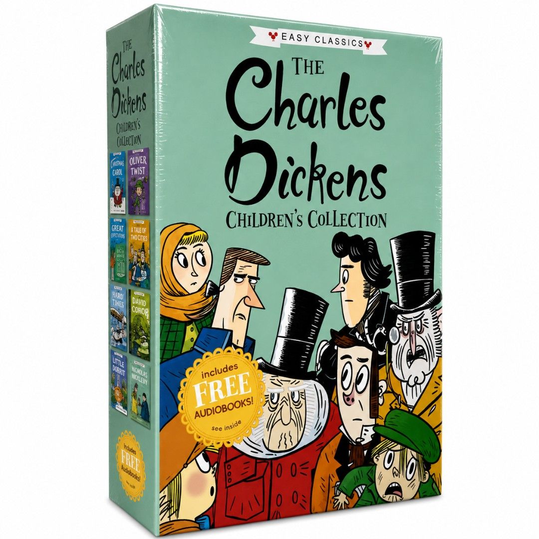 THE CHARLES DICKENS CHILDREN’S COLLECTION (Category: Storybooks) located in Manila. Submitted by pixelnprintlab (Listing ID 1457074511, Image 1). Description: ✨ THE CHARLES DICKENS CHILDREN’S COLLECTION ✨ 📚 100% Original | Brand New | Ready to Ship A beautiful 7-book collection featuring timeless stories by Charles Dickens, specially presented for young readers. Perfect for children, families, and classic book collectors! 📖✨ 📖 Includes: • The 