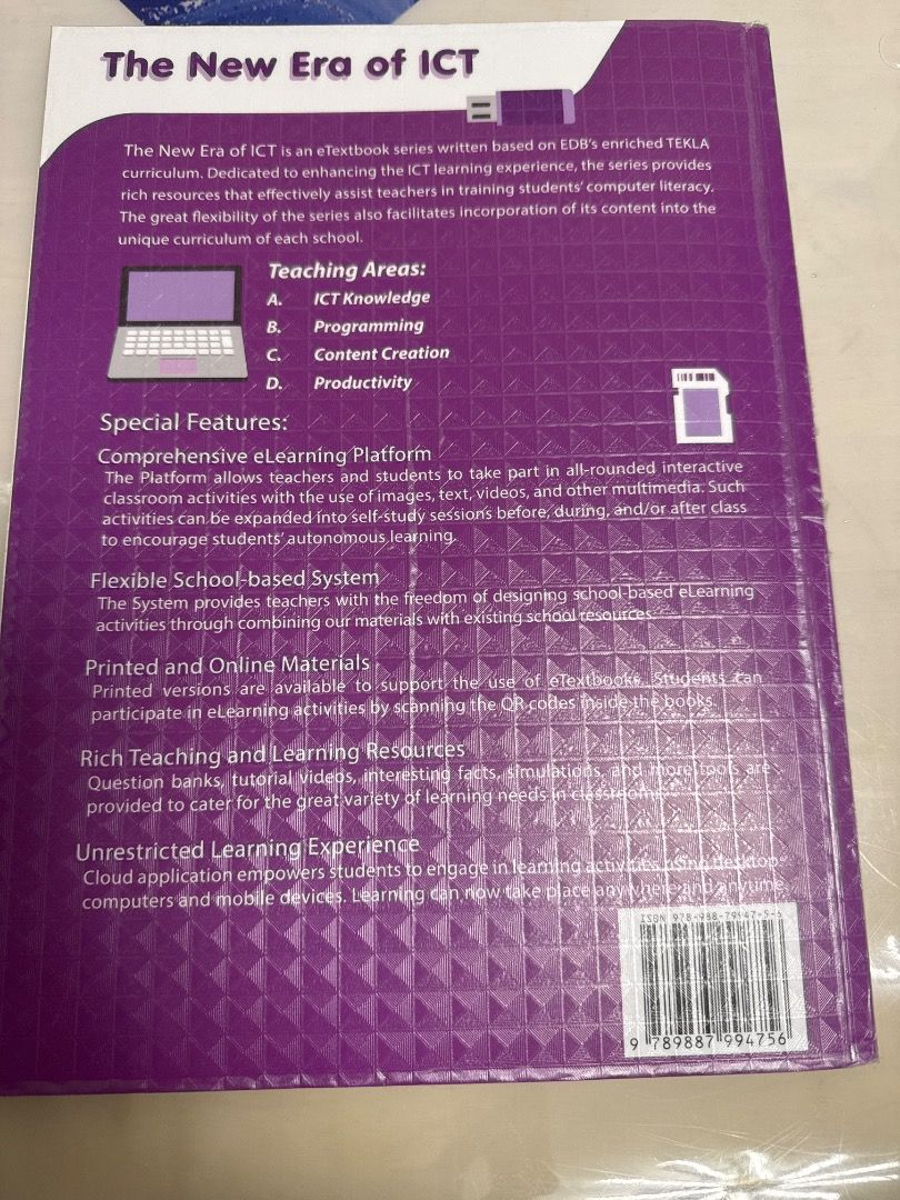The New Era of ICT Google Drive 教科書 2020 （分類：教科書）位於 Hong Kong。 由 jessiechan415 提交（商品編號 1457109264，圖片 2）。簡介： The New Era of ICT Google Drive for Project Learning 極新 寶琳站交收。