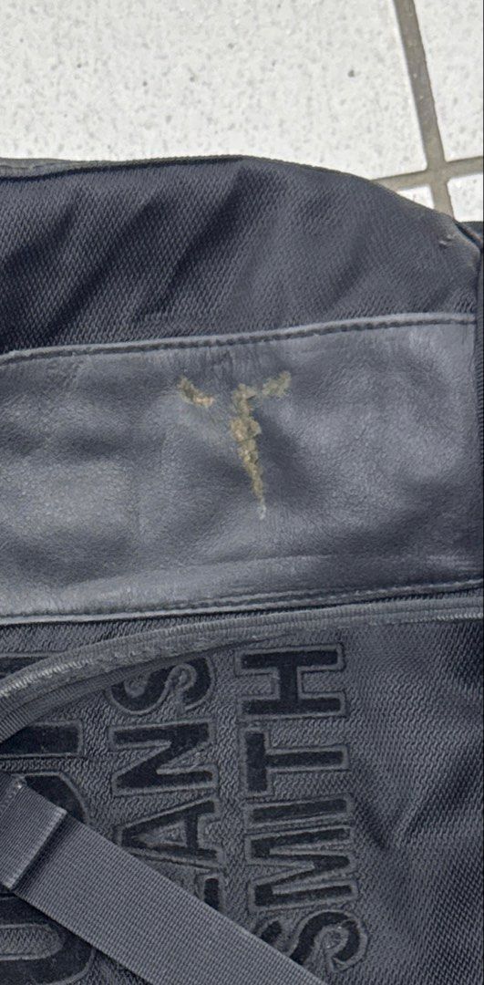 Tough Jeans Smith Black Duffel Bag (Category: Luxury Bags & Wallets) located in Mandaluyong City. Submitted by darscarousel (Listing ID 1457077420, Image 3). Description: Selling my TOUGH Jeansmith duffel bag in black. • Material: Heavy-duty canvas/nylon blend with leather accents and durable hardware. • Features: Very spacious, perfect for weekend trips, travel, or gym use. Includes multiple adjustable straps, buckles, and the classic embroidere