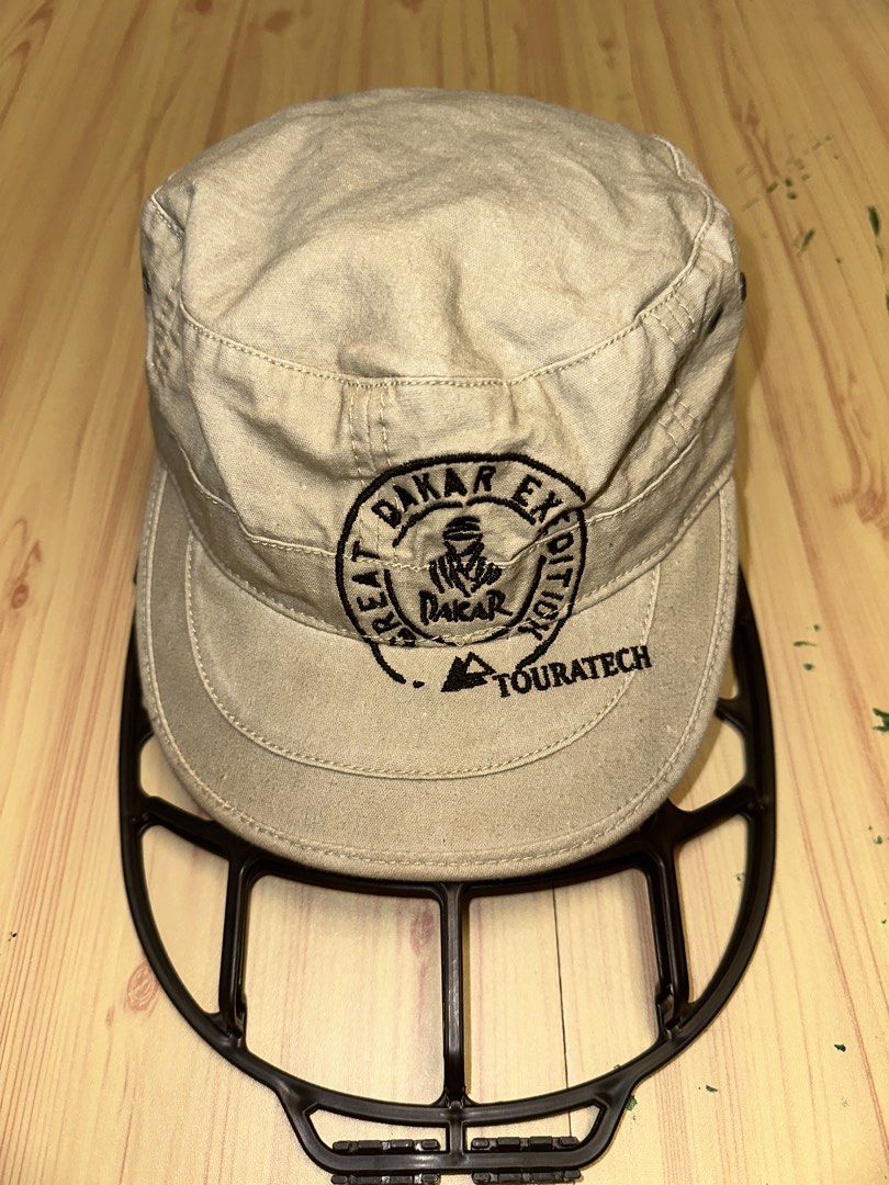 Touratech Dakar Expedition Cap Hat (Category: Caps & Hats) located in Quezon City. Submitted by mancave_stuff (Listing ID 1456977223, Image 1). Description: - Dakar Expedition & Touratech branded cap - Neutral khaki color, versatile style - Adjustable strap for a comfortable fit - Ideal for Moto & Adventure wear .