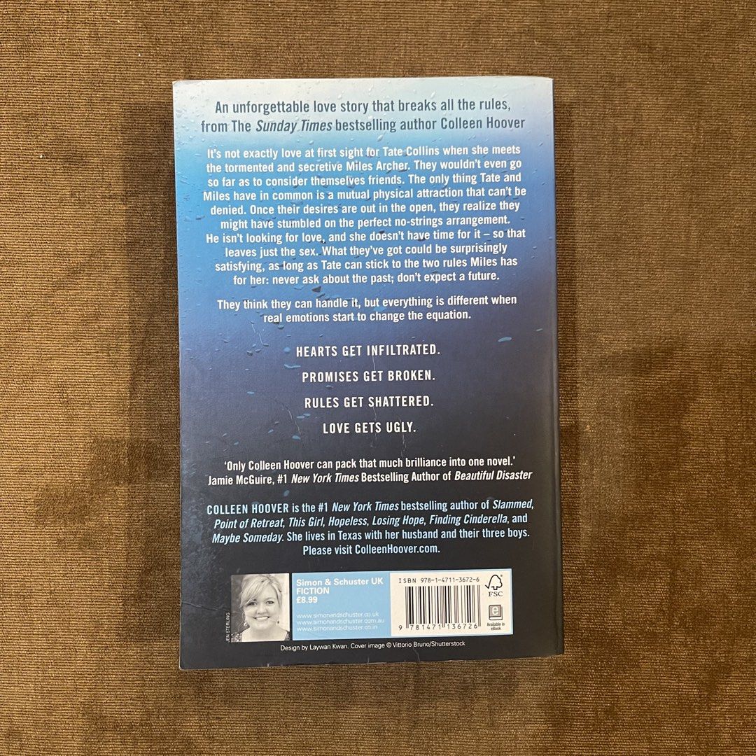 Ugly Love by Colleen Hoover Paperback Book (Category: Storybooks) located in San Ildefonso. Submitted by rgdeclutters (Listing ID 1457139727, Image 2). Description: Original and Authentic.