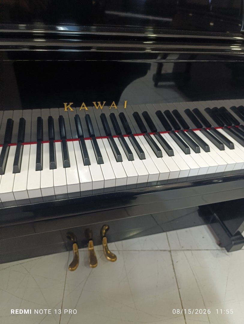 Upright piano (Category: Musical Instruments) located in Manila. Submitted by swiftstar.3eae19 (Listing ID 1456974529, Image 3). Description: Kawai KU-5 🎹 a 54 inch upright grand having a warm, mellow tone and rich bass..