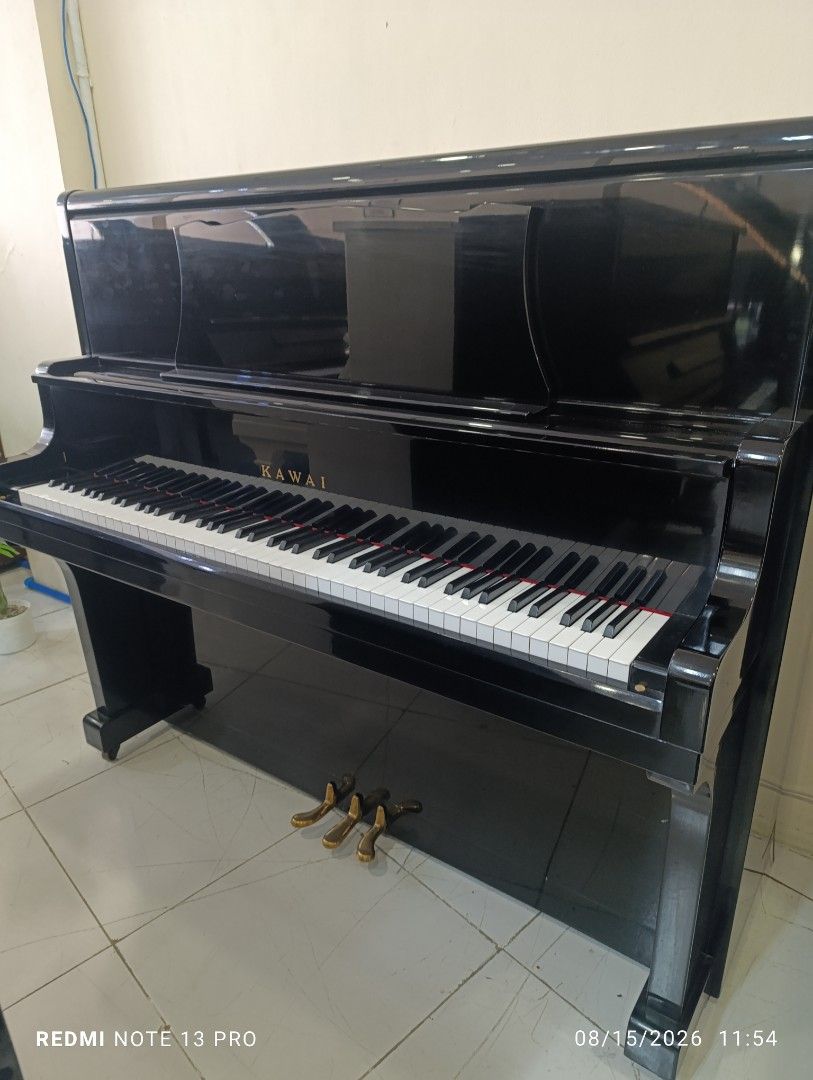 Upright piano (Category: Musical Instruments) located in Manila. Submitted by swiftstar.3eae19 (Listing ID 1456974529, Image 1). Description: Kawai KU-5 🎹 a 54 inch upright grand having a warm, mellow tone and rich bass..