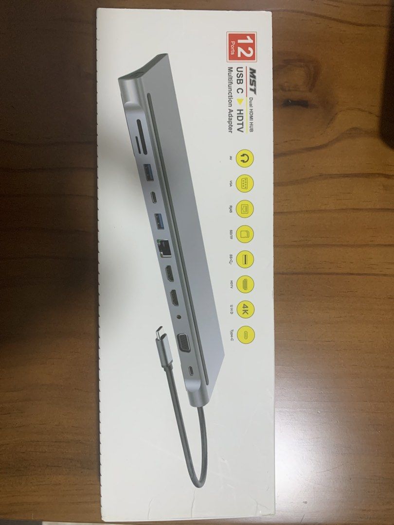 USB Type C Multi function Adapter (Category: Cables & Adaptors) located in Singapore. Submitted by daren2009 (Listing ID 1457090495, Image 1). Description: - 3x USB3 ports - 2x USB Type C ports - 2x HDMI ports - 1x Ethernet port - 1x VGA port.