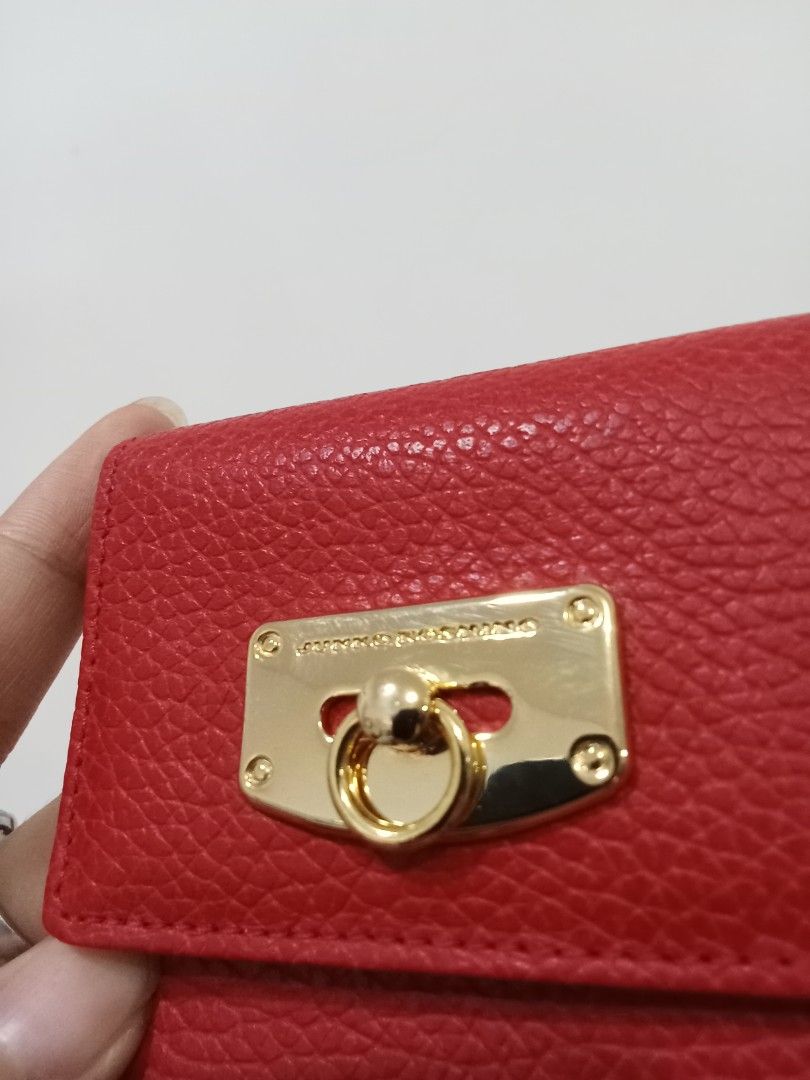 Vintage Junko Hoshino Wallet (Category: Wallets & Card holders) located in Angeles City. Submitted by micabuynsell (Listing ID 1457072645, Image 3). Description: Vintage JUNKO KOSHINO Small Wallet / Coin Purse • Made in Japan 🇯🇵 • Red • FIOCCHI ITALY snap just like luxury bags • genuine leather • Vintage (likely 1980s–1990s) • very good condition ✨ .