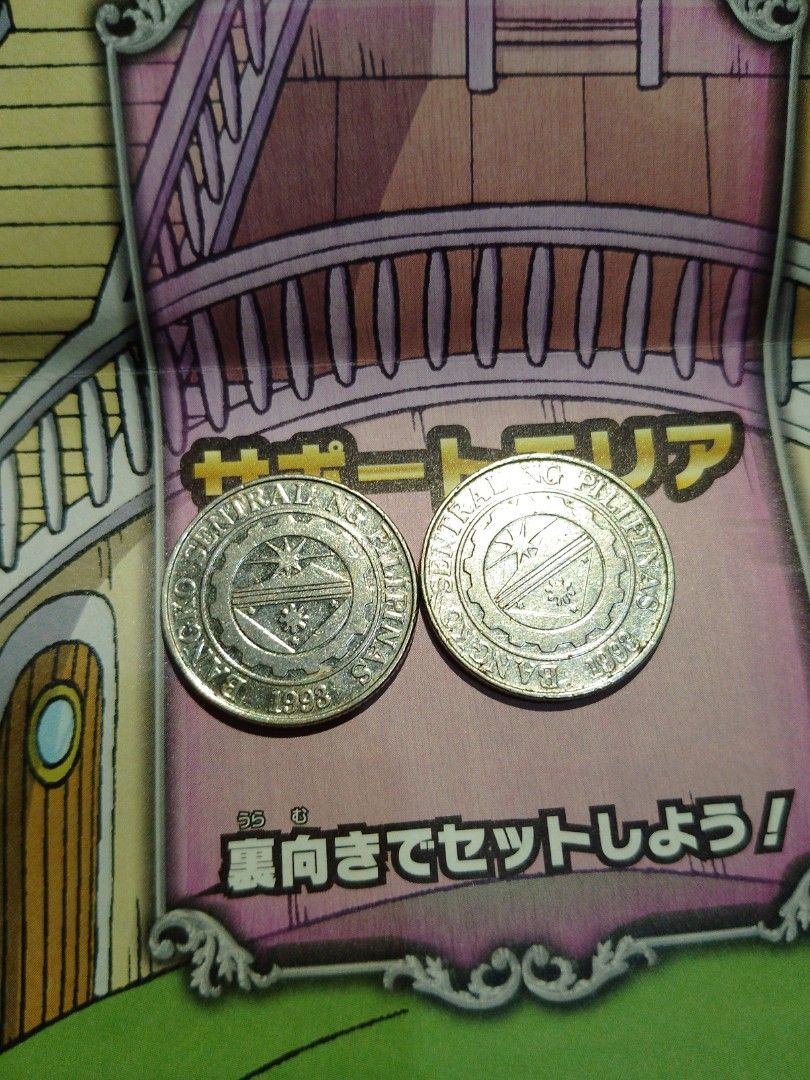 2008 One Peso Coin (Category: Currency) located in Manila. Submitted by unplugged01 (Listing ID 1457258768, Image 2). Description: - Two (2) Philippine 1 Peso coins - Year: 2008 - Coin 1: Obverse side featuring Jose Rizal - Coin 2: Reverse side featuring the Philippine Eagle - Ideal for coin collectors or as unique souvenirs.