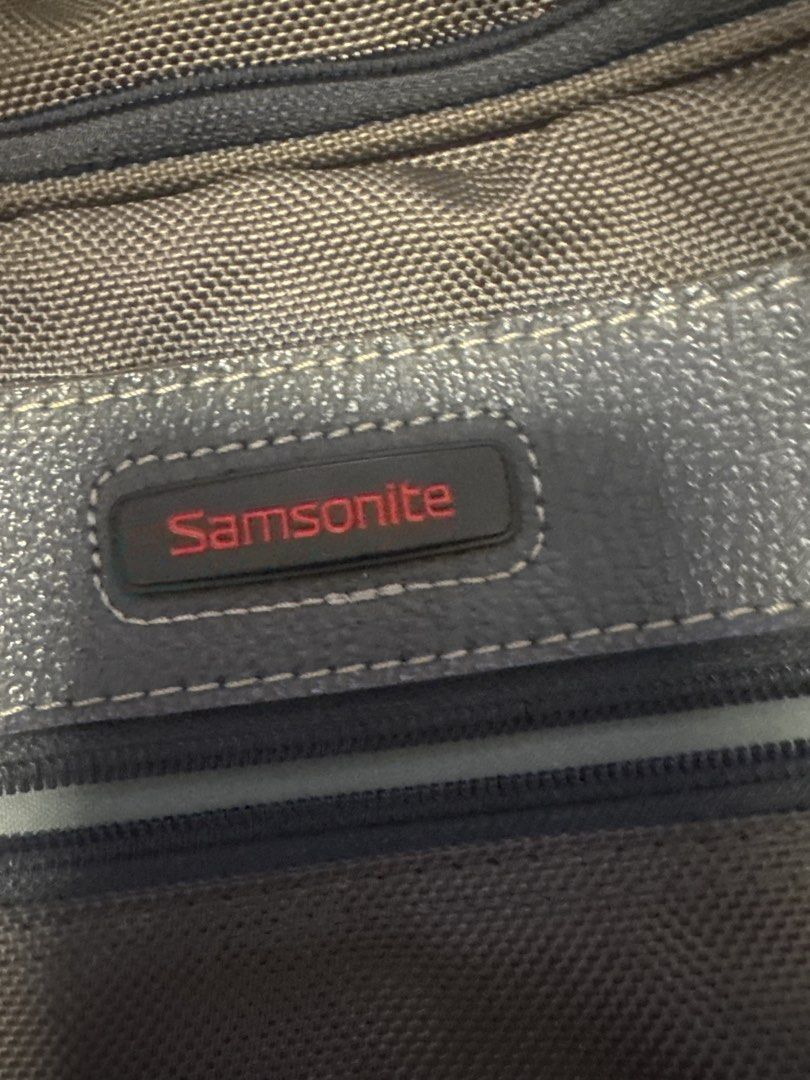 2027 Samsonite Laptop Bag Briefcase (Category: Briefcases) located in Silang. Submitted by sari2bilina (Listing ID 1457188923, Image 2). Description: - Brand: Samsonite - Color: Brown - Features: Multiple compartments, sturdy handle, smooth zippers - Dimensions: Approx. 16" (L) x 12" (H) x 5" (D) - Ideal for: Work, travel, everyday use.