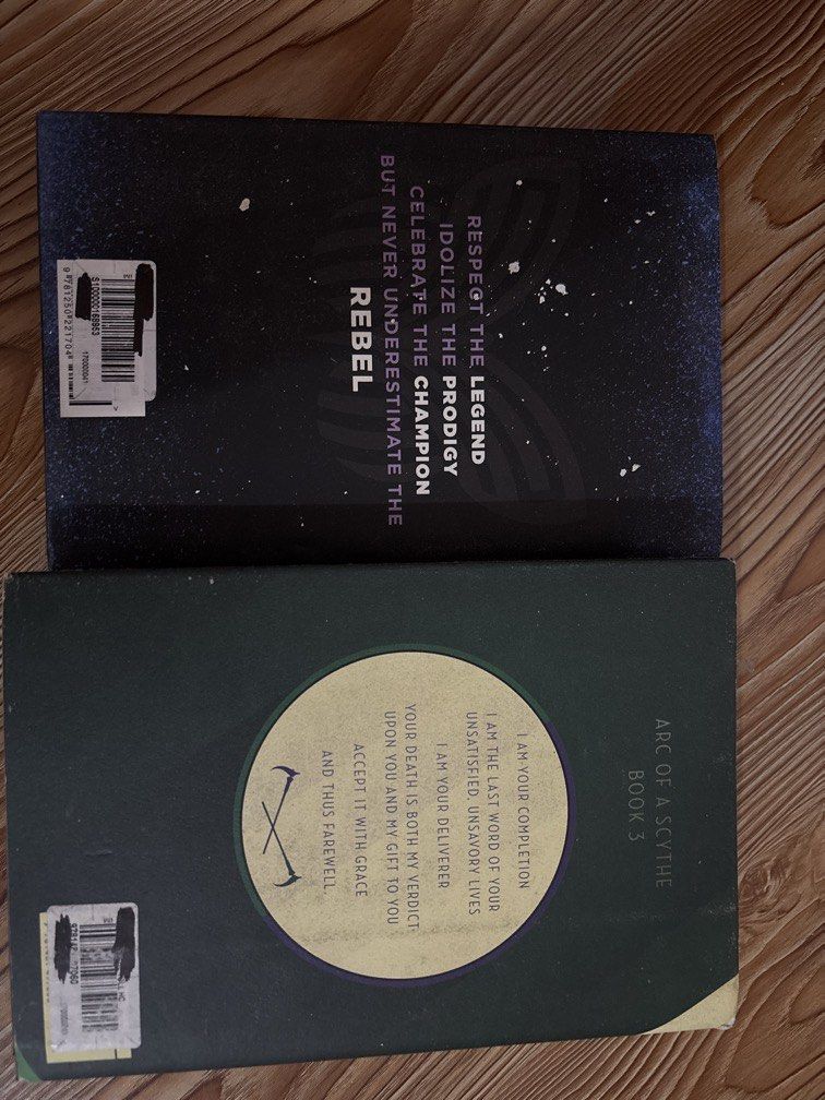 250 each (Category: Community) located in Pasig City. Submitted by lino_dan (Listing ID 1457162411, Image 2). Description: 250 for each book 450 as set! Rfs: need funds for school Slight damage(scratches, dent from being used) Mode of payment: gcash only Delivery: through Lalamove .