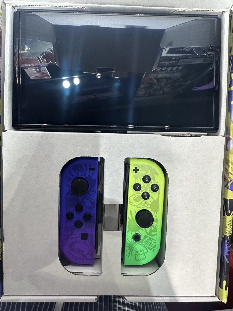 2手90%新 switch oled splatoon3 限定版 （分類：Nintendo 任天堂）位於 Hong Kong。 由 p_54023865 提交（商品編號 1457264867，圖片 2）。簡介： 。