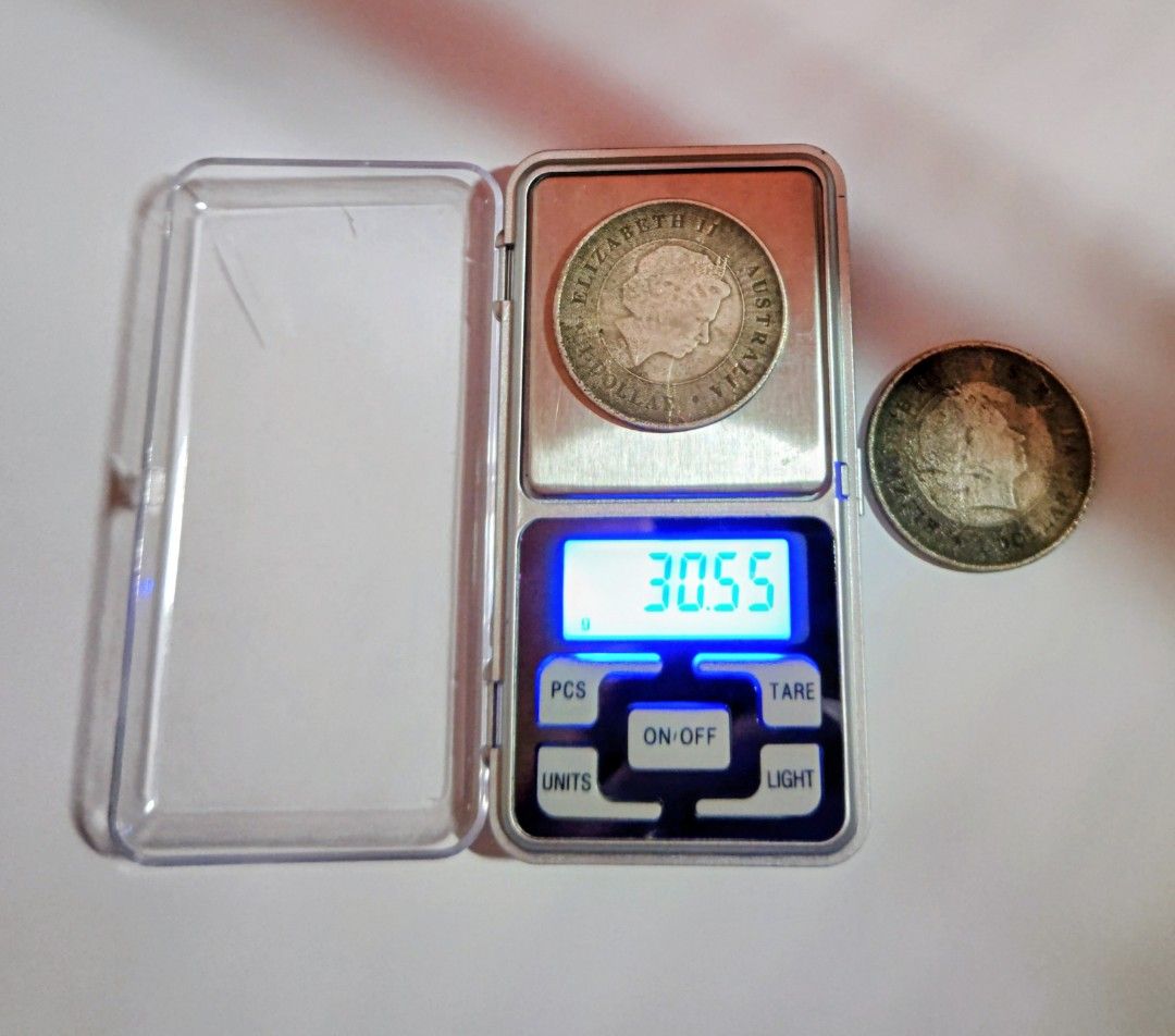 2 x Australian Silver Kangaroo Coins, Authentic 9999 silver (Category: Currency) located in Bocaue. Submitted by zoltanmagy29168 (Listing ID 1457147476, Image 3). Description: - Authentic Australian Coins - Features Queen Elizabeth II on one side - Kangaroo design on the reverse - Ideal for coin collectors - Weight 1: 30.55g - Weight 2: 30.17g -used to make colloidal silver with them, fair price, near to spot -price for two pieces not selling as 