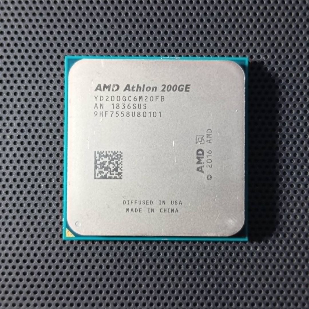 AMD Athlon 200GE Processor (Category: Computer Parts) located in Marikina City. Submitted by fastpenguin-5764 (Listing ID 1457317593, Image 1). Description: For sale: AMD Athlon 200GE 2-Core 4-Thread APU with Radeon Vega 3 Graphics. ✅ 2 cores / 4 threads ✅ 3.2GHz base clock ✅ Radeon Vega 3 Graphics — no GPU needed for basic use ✅ 35W TDP — ultra low power, tipid sa kuryente ✅ 100% working — no bent pins, good condition ✅ Compatible with A320, B35